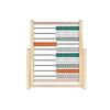 Boulier abaque kindsgut avec 100 boules colorées en bois bleu pétrole - jeu éducatif de calcul