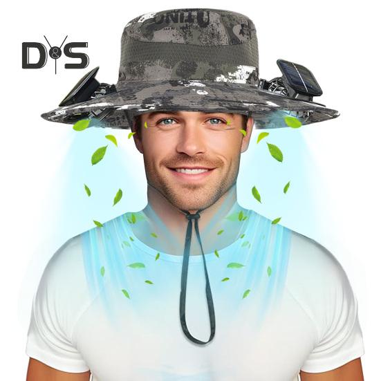 Солнечная шляпа-веер с широкими полями, двухрежимные вентиляторы, аккумулятор 800 мАч, шляпа для рыбалки на открытом воздухе, для пеших прогулок, езды на велосипеде, рыбалки