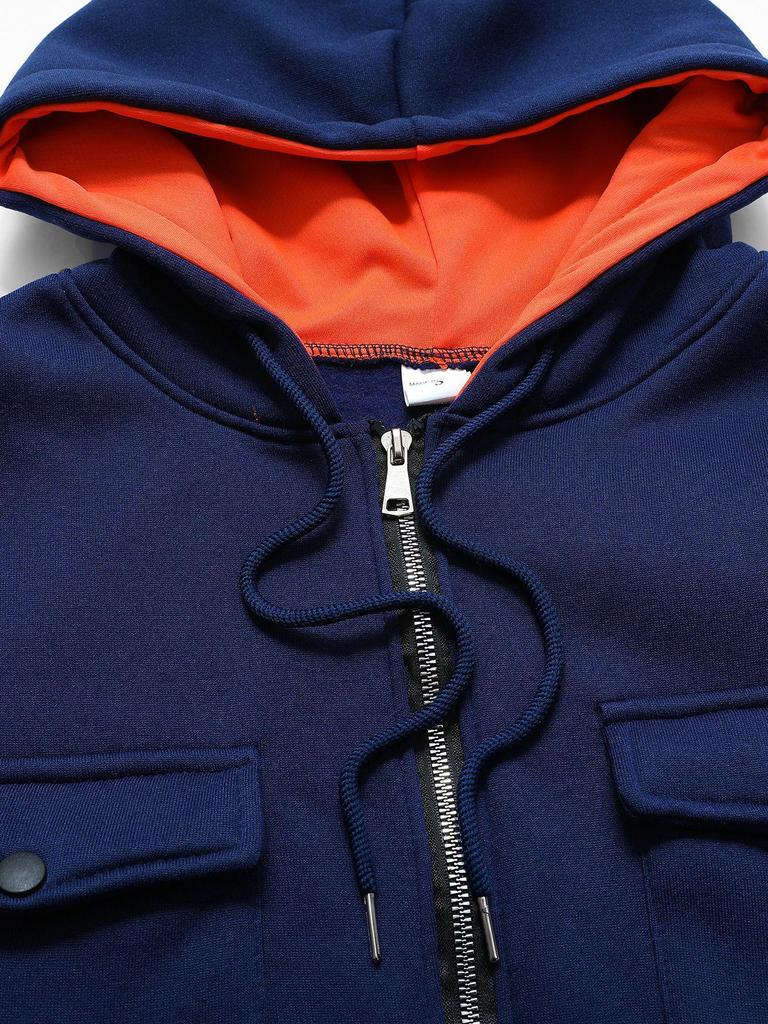 Мужская толстовка на молнии, 220 г, европейского кроя: Модный свитшот