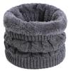 Unisex Thick Velvet Knit Neck Warmer for Cycling - Cozy and Windproof for Autumn and Winter