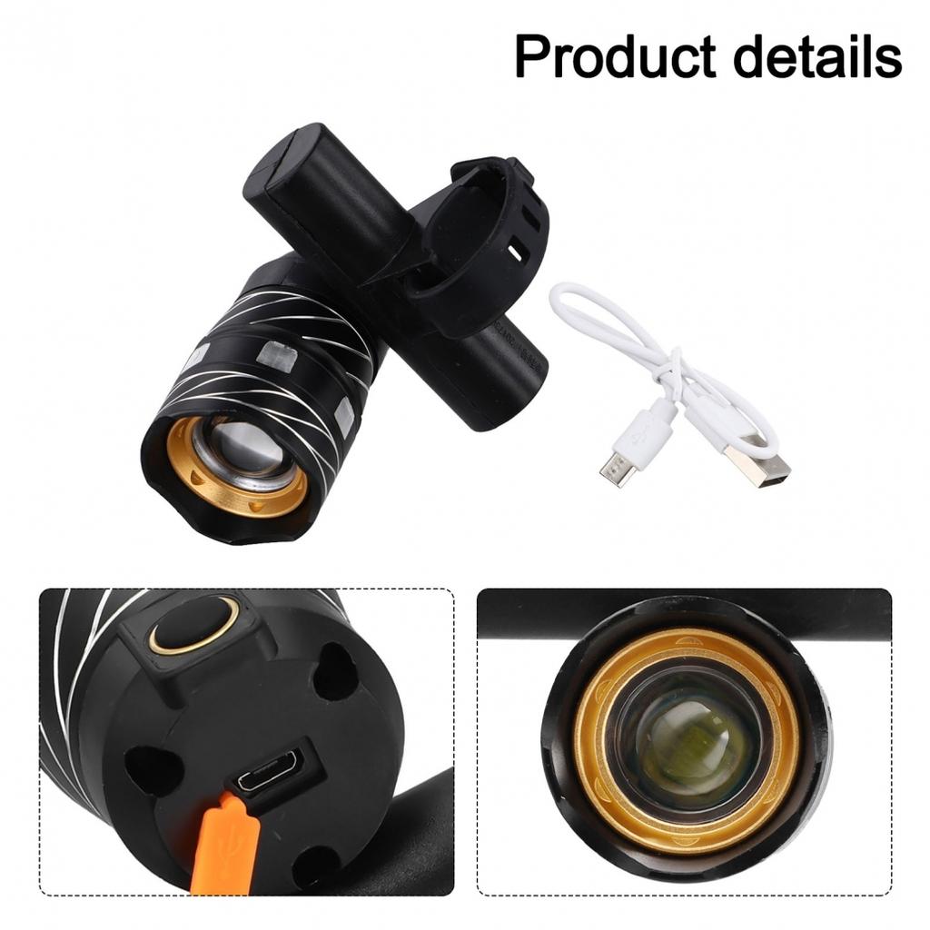 Racing Bike Rechargeable LED MTB Bicycle Light Bike Front Headlight