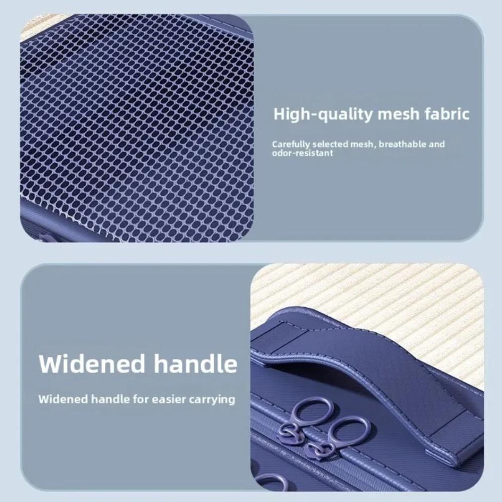 Travel Shoe Organizer Bag Portable 3 Layers Storage Pouch Luggage Accessory for Outdoor Trips Dustproof Space-Saving Shoe Bag
