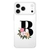 Цветочные буквы S Мягкий прозрачный чехол из ТПУ для iPhone 17 Air 16E 16 11 15 14 Pro MAX 12 13 7 8 Plus SE Пасхальный чехол Защита