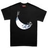 Mens Skating Moon Skater Funkalicious Astronauts Skateboarding Funny T-Shirt Tee Top T-Shirt