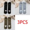3/5 Pairs Winter Women Warm Socks Fluffy Plush Sleep Soft Cozy Girls Cute Cartoon Floor Socks