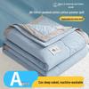 Летнее одеяло из хлопка Синьцзяна класса А: Чистый хлопок, прохладный, машинная стирка, подходит для кондиционера, одинарный тонкий чехол и подкладка