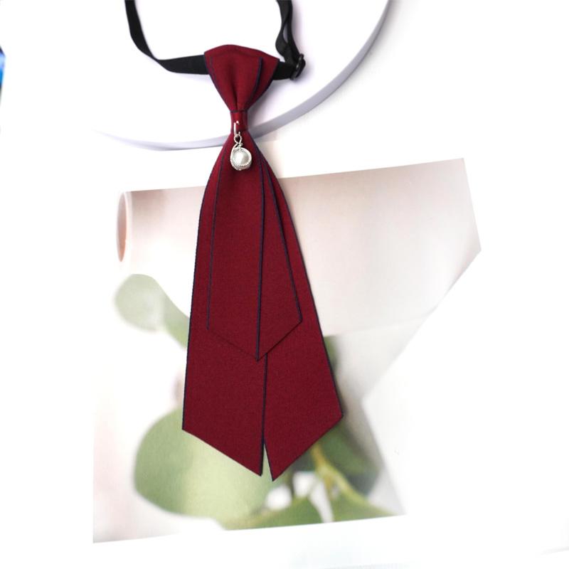 1 шт. Блузка простая из полиэфирного волокна в студенческом стиле женская рубашка с галстуком-бабочкой пиджак с инкрустацией из синтетического жемчуга