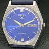 VINTAGE SEIKO 5 AUTOMATIC 6309A JAPAN MENS BLUE COLOR DIAL WATCH A701654-5 R206c-a701654
