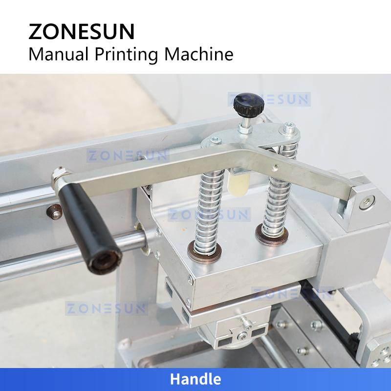 ZONESUN ZS-SYY1 Manual Pad Printing Machine | Pneumatic High-Precision Printer for Cosmetic, Stationery, Electronics, Logo Marki