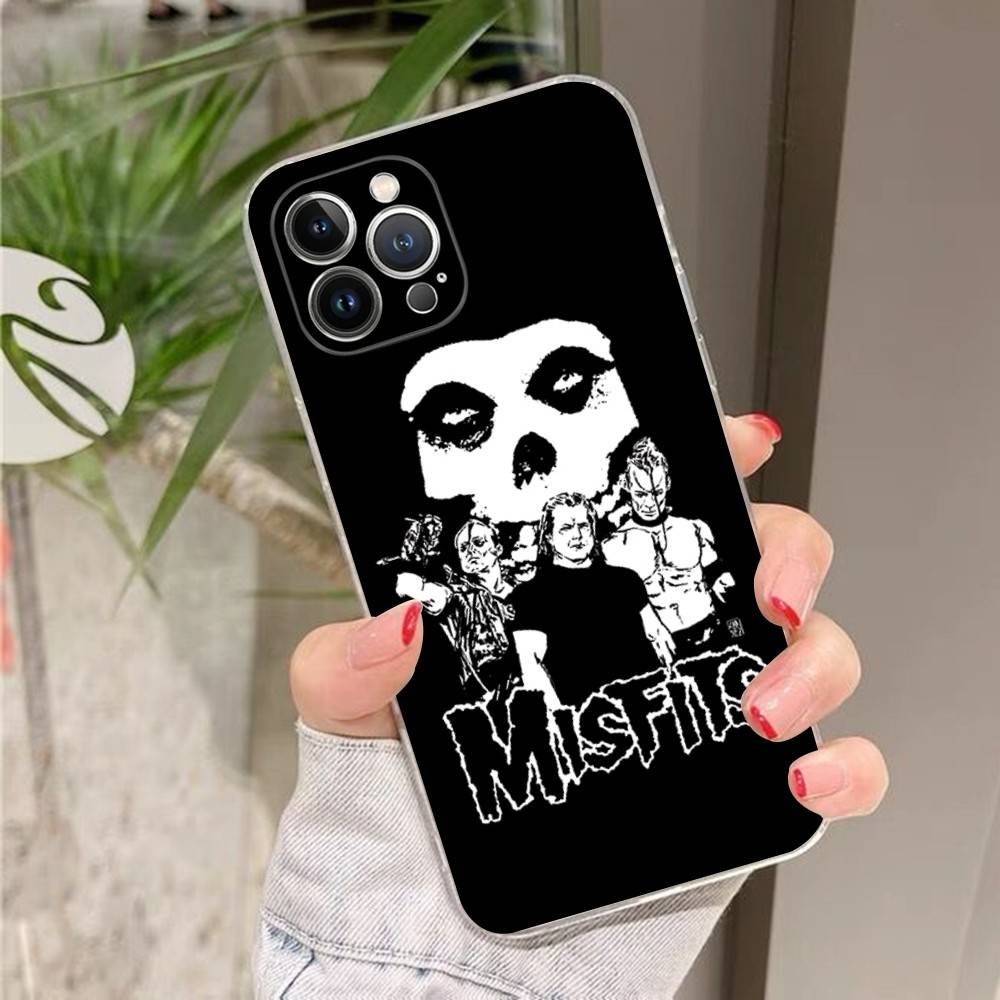 The Misfits Гленн Данциг Для iPhone 17 16 15 11 12 13 14 Pro Max Мягкий ТПУ Силиконовый Задний Чехол Прозрачный Чехол