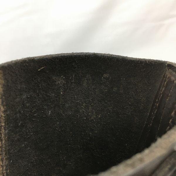 Винтажные военные ботинки 60-х годов 1969 года Европа Combat Command Размер 41 (приблизительно. 26.026.5см) Темно-коричневый мужской(ИСПОЛЬЗОВАЛ)