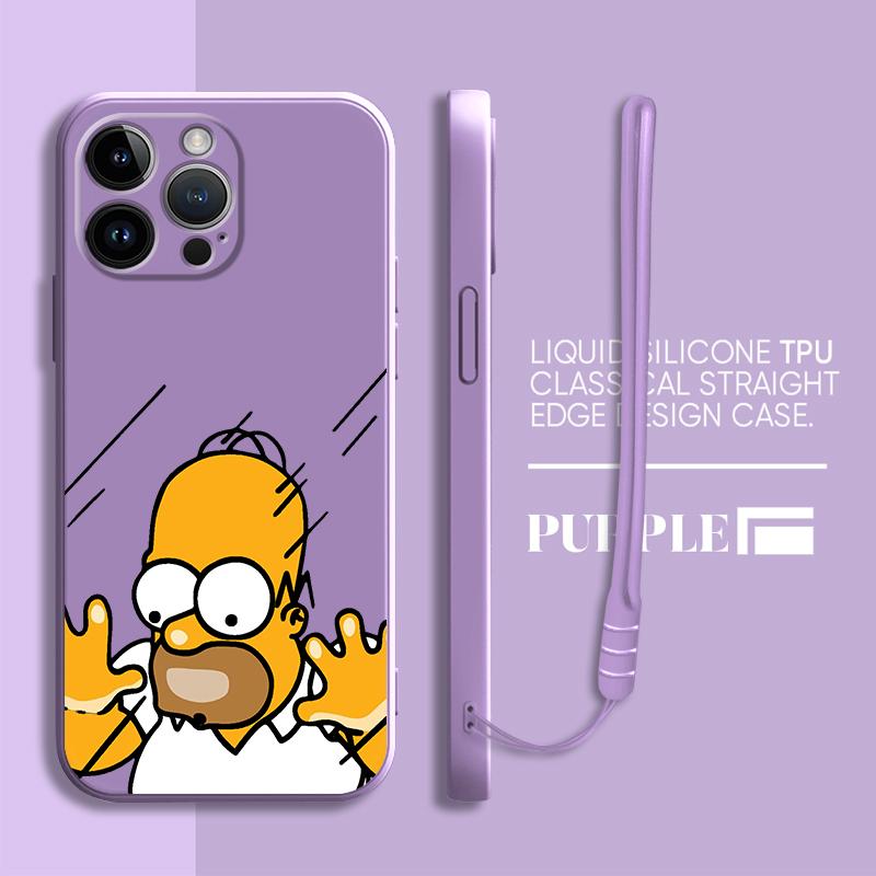 Fun S-simpsons Phone Cover Case for Apple iPhone 17 Pro Max XS XR 12 Plus 11 16 7 8 13 Mini 15 Air