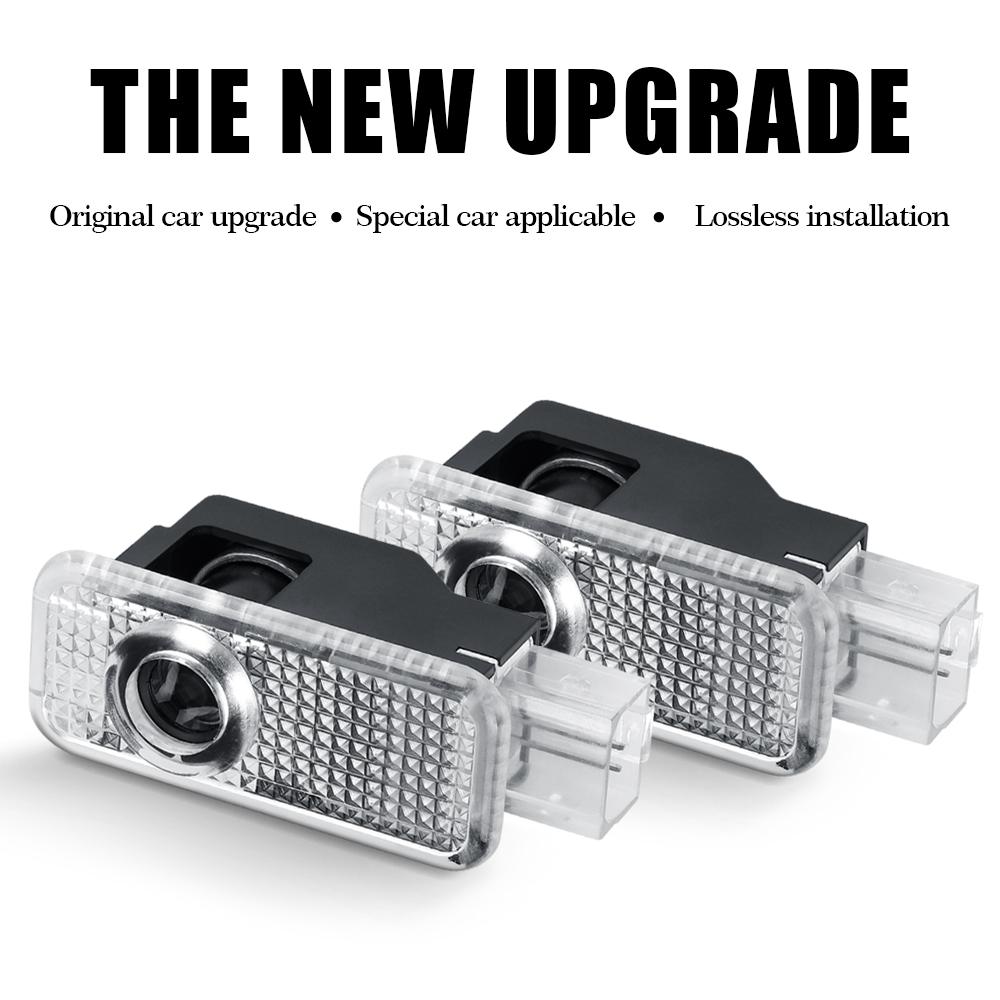 2Pcs/set LED Car Wireless HD Projector Light For 5s Sline RS Quattro Q3 Q7 Q5 A5 A7 A3 A6L A8L A4L R8 S1 Auto Lamp Accessoriess5