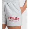 Gymshark Lifting Essentials Graphic Brushed 4  Shorts Light Grey Core Marl B3c5h Gbcn