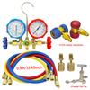 Refrigerant Air Conditioning Tools AC Diagnostic Manifold Gauge Set Hose Hook Kit for Refrigerant Testing R410A R22 R404A R134A