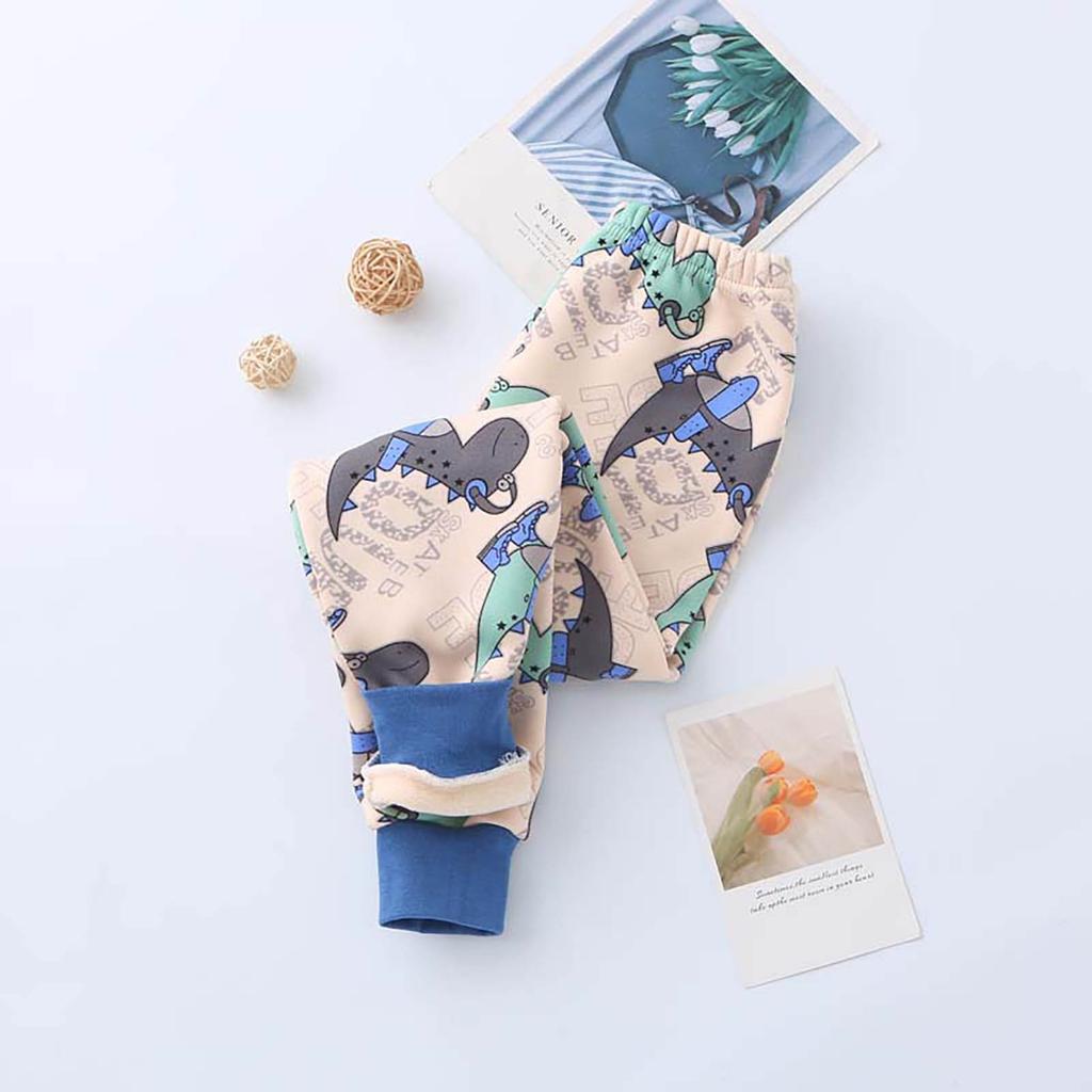 Зимние детские флисовые леггинсы Johns для мальчиков и девочек, толстые теплые штаны для детей