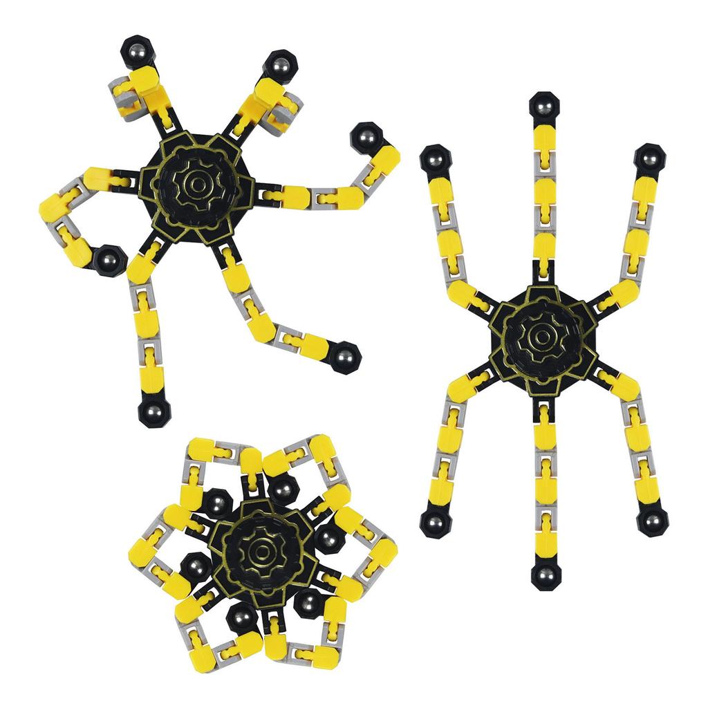 VBK - Сенсорные спиннеры - Игрушка с трансформируемой цепочкой для DIY, Механические игрушки-роботы, Светящийся в темноте волчок, Игрушка для снятия стресса для детей и подростков