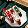 Rhinestone Watch Rectangle Quartz Watches Ladies Wristwatches