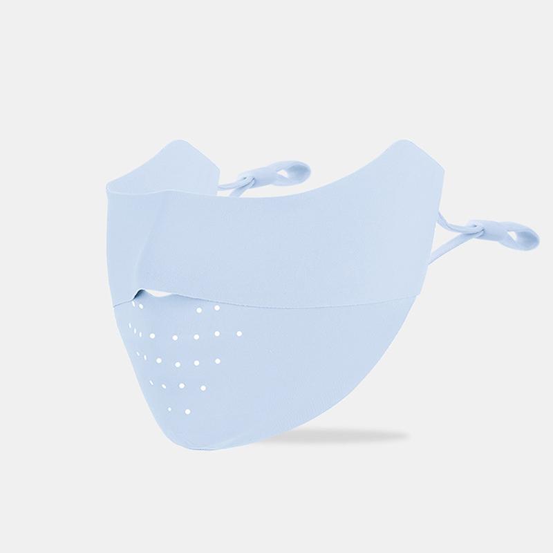 Маска для лица Ice Silk, защита от ультрафиолета, летняя регулируемая дышащая маска для мужчин и женщин, для бега на открытом воздухе, для велоспорта, спортивная маска