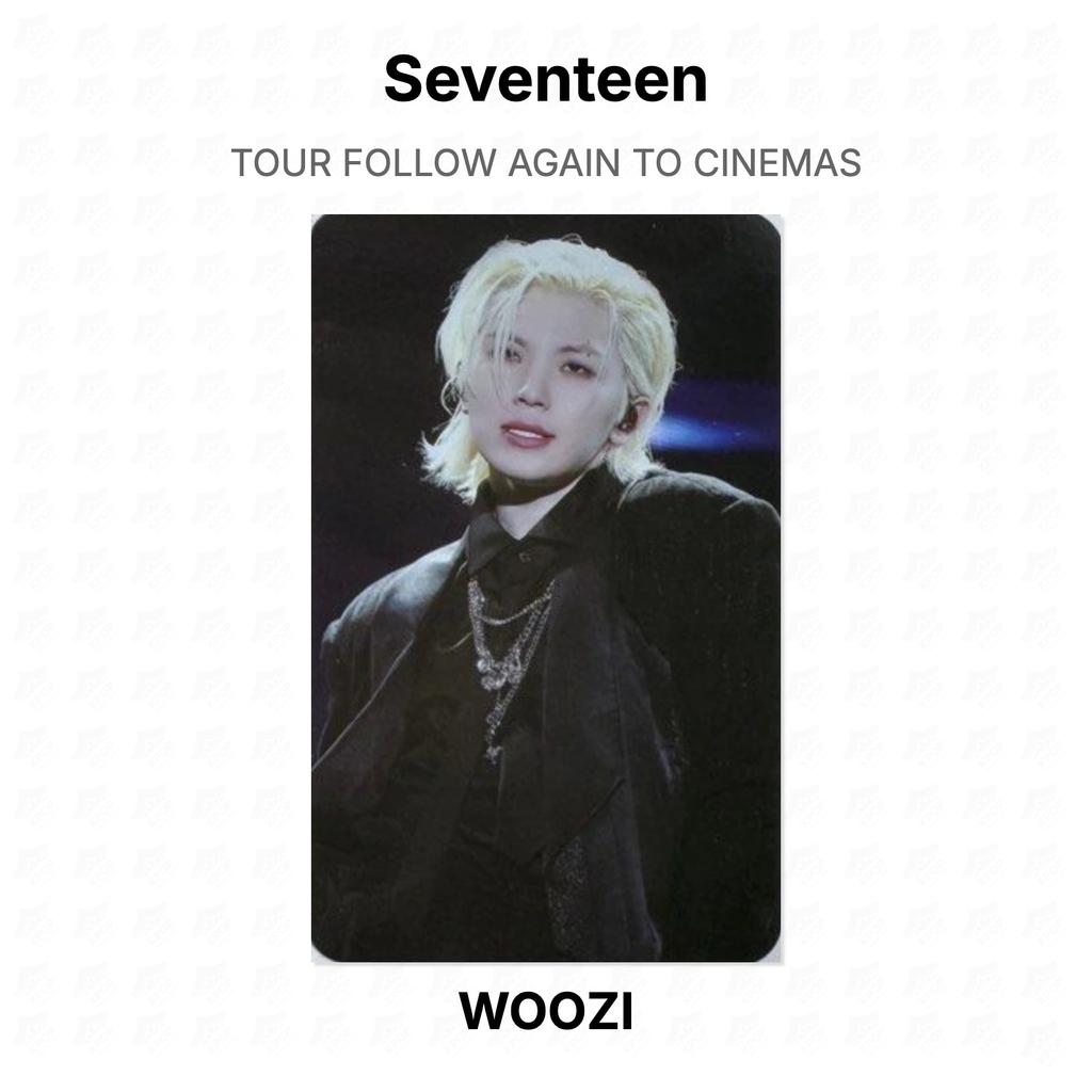 Seventeen СЛЕДУЙТЕ ЗА ТУРОМ СНОВА В КИНО Official Photocard