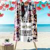 Name Custom Taylor Poster Print Beach Towel, Large Soft Quick Dry Towel for Beach Camping Swimming