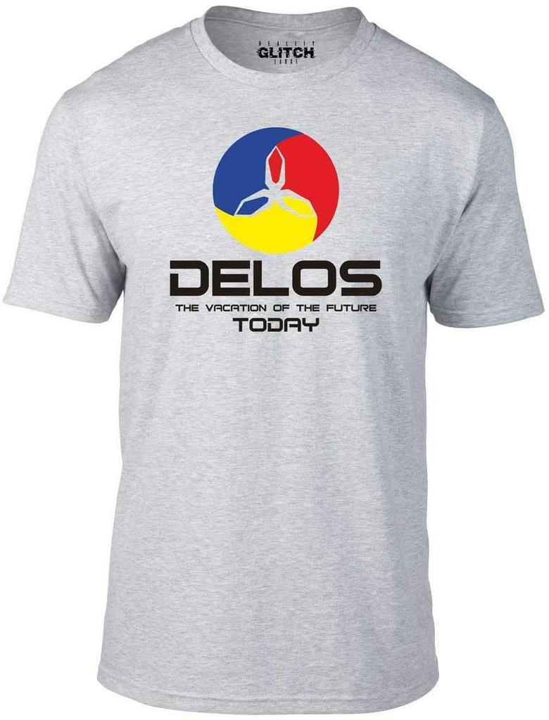 Delos TShirt Funny T Shirt Retro Sci Fi West Cyborg World Science Fiction