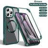 2IN1 For Magsafe 360° Protection Case For iPhone 16 14 13 12 11 15 Pro Max Plus Front+Back Silicone Clear Magnetic Full Cover