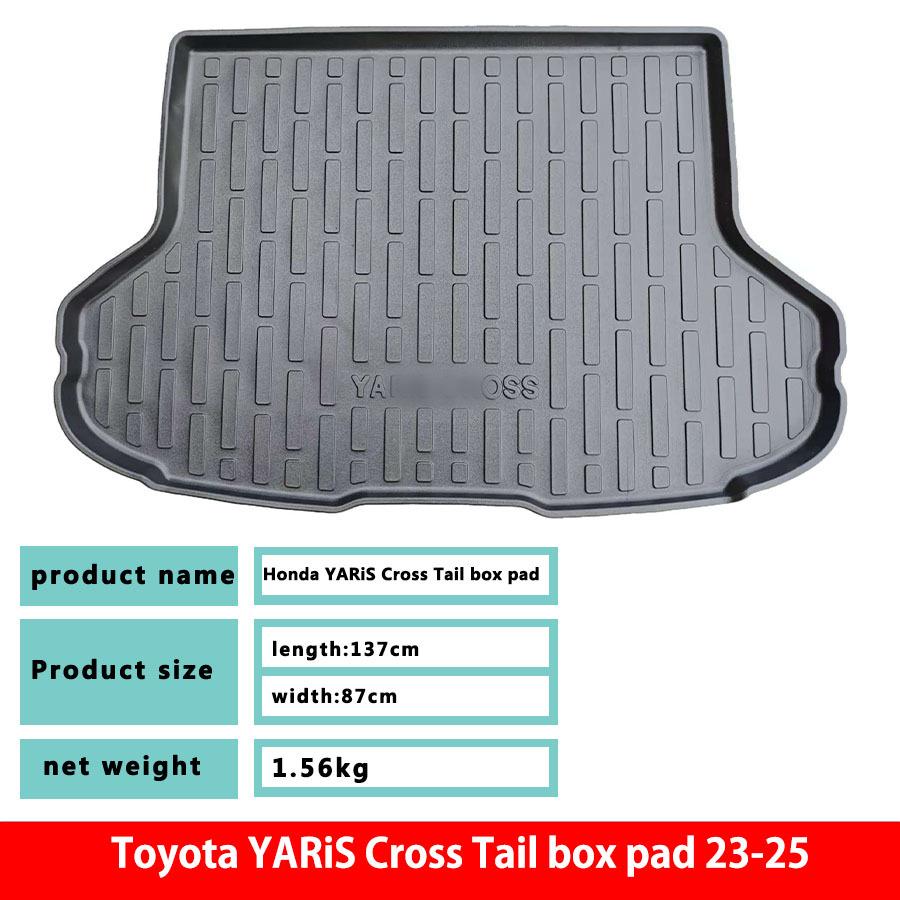 Прочный Водонепроницаемый Экологичный Коврик в Багажник из ТПЭ для Toyota Yaris 2023-2025 Обновление Салона