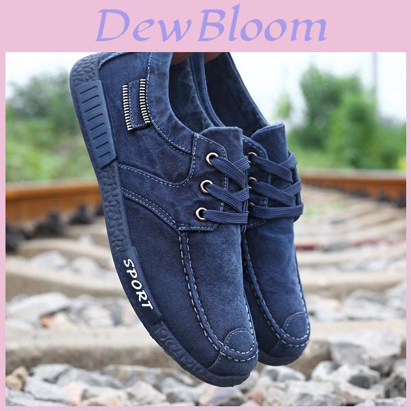 Versatile Fashion Men's Denim Canvas Shoes Ideal For Casual Sports Activities Size 39-44