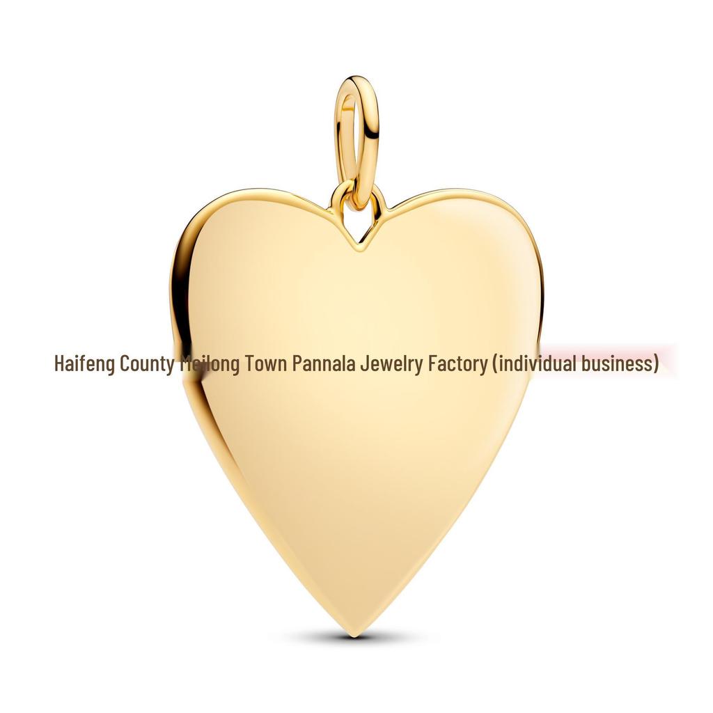 Шарм-подвеска Pan из посеребренной меди с белыми бусинами для браслетов DIY