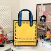 Canvas 2D Anime Tote Bag Cartoon Graffiti Messenger Bag Personality Comic Shoulder Bag  Students