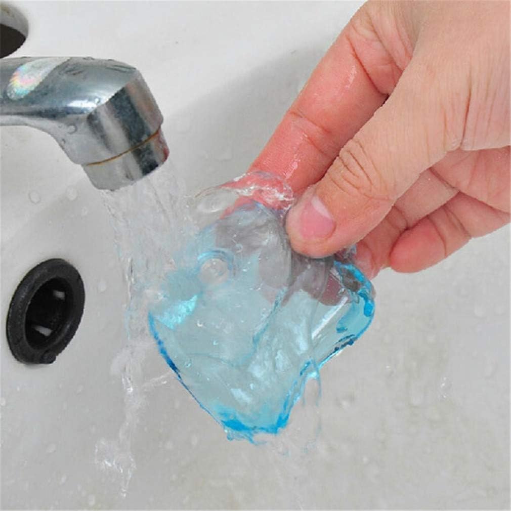 JJLFresheners Blue Suction Cup Hooks Removable Hook Razor Holder Transparent No Trace Wall Hanger Hooks