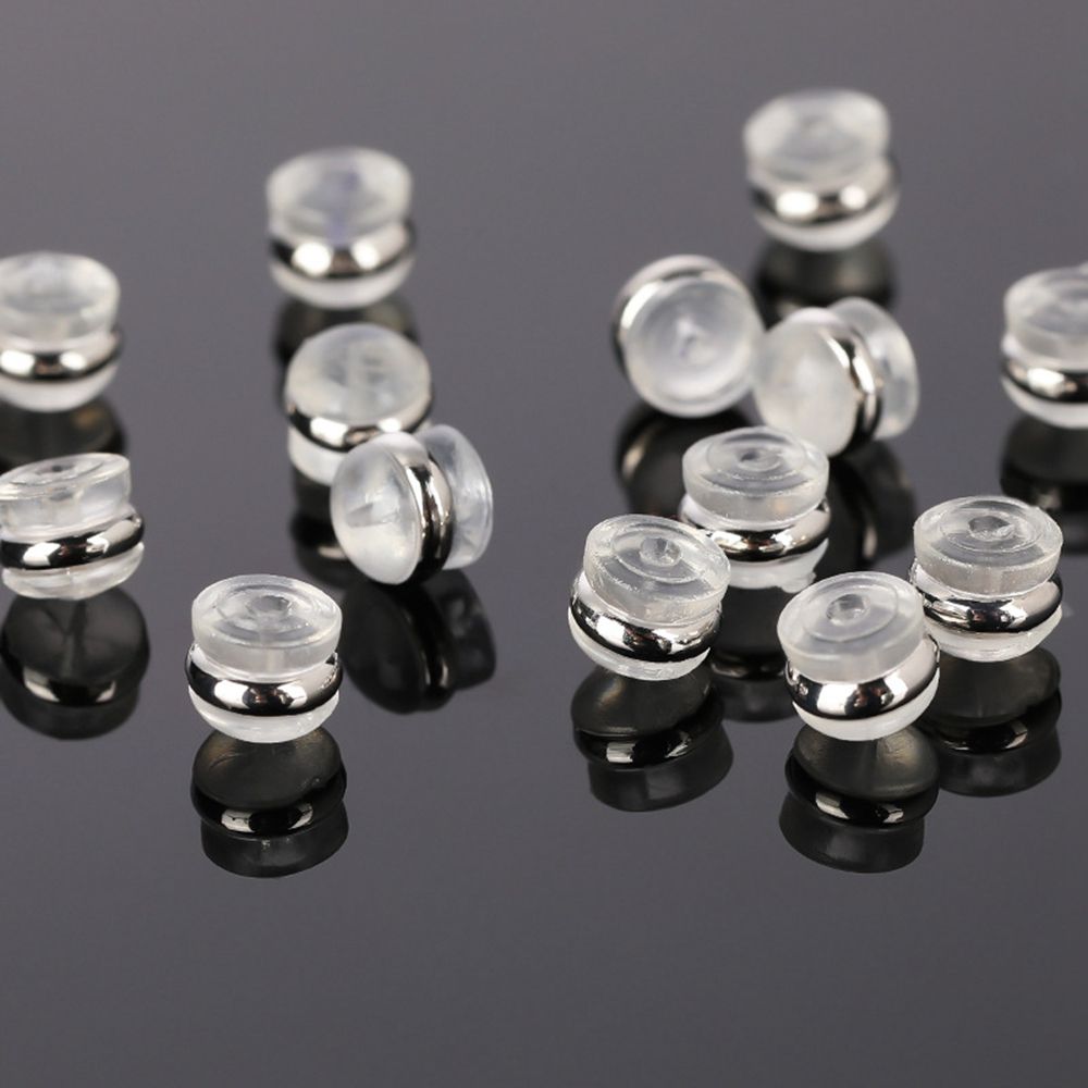 Soft Glue Jewelry Findings Earring Back Stoppers Ear Stud Backs Earring Pads DIY Stopper Plugs