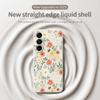 For Samsung Galaxy A17 5G Case Flower Garden Pattern Printing Straight Edge TPU Phone Back Cover