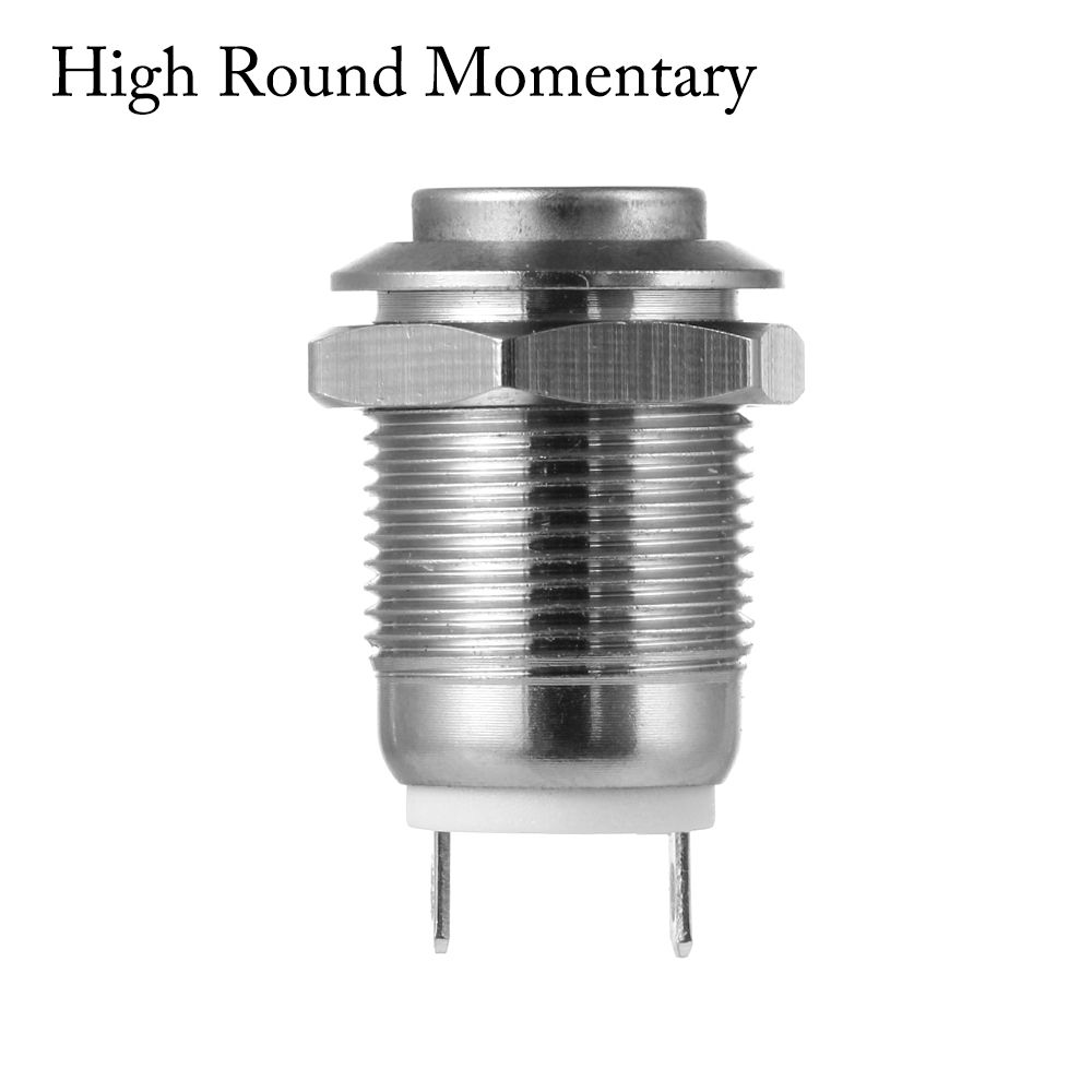 start 250V Metal 12mm Push Button Switch Latcing Momentary