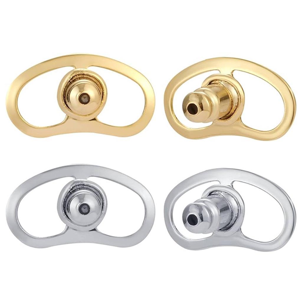 10 шт. удобные застежки для сережек стильные застежки для сережек с уникальными подъемными механизмами в форме свиного носа/цветка для тяжелых сережек