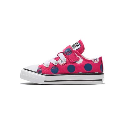 Кеды Chuck Taylor All Star 1V с низким верхом, парусиновые, розовые, для младенцев и малышей