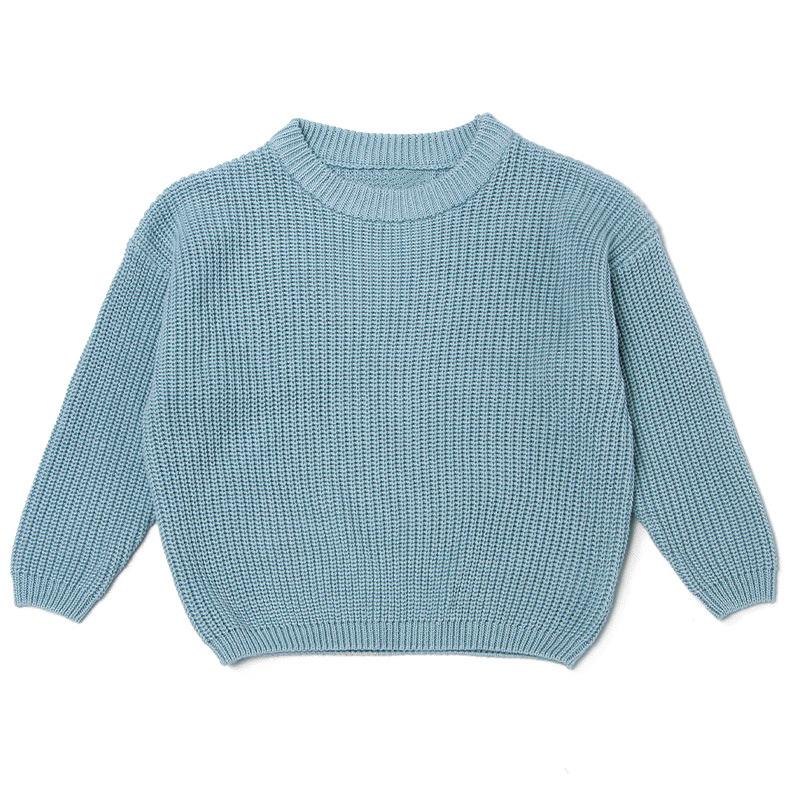 Baby Sweater Autumn/winter Base Long Sleeved Baby Pullover Knitted Sweater