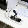 Внешняя док-станция для GPU-видеокарты, Простая установка, Прочная конструкция, Высокая производительность, Простое питание, Металлическая с кронштейном