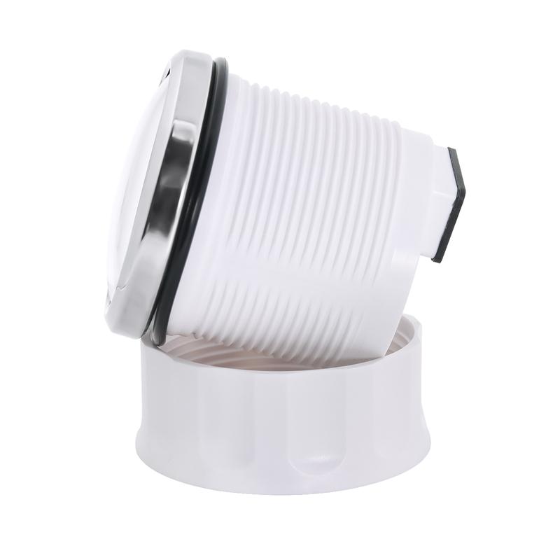 ZMFJH 50~150℃/120~300℉ 52mm Oil Temperature Gauge with Flashing Alarm Red Backlight Oil Temp Meter for Auto Car Marine 12V24V