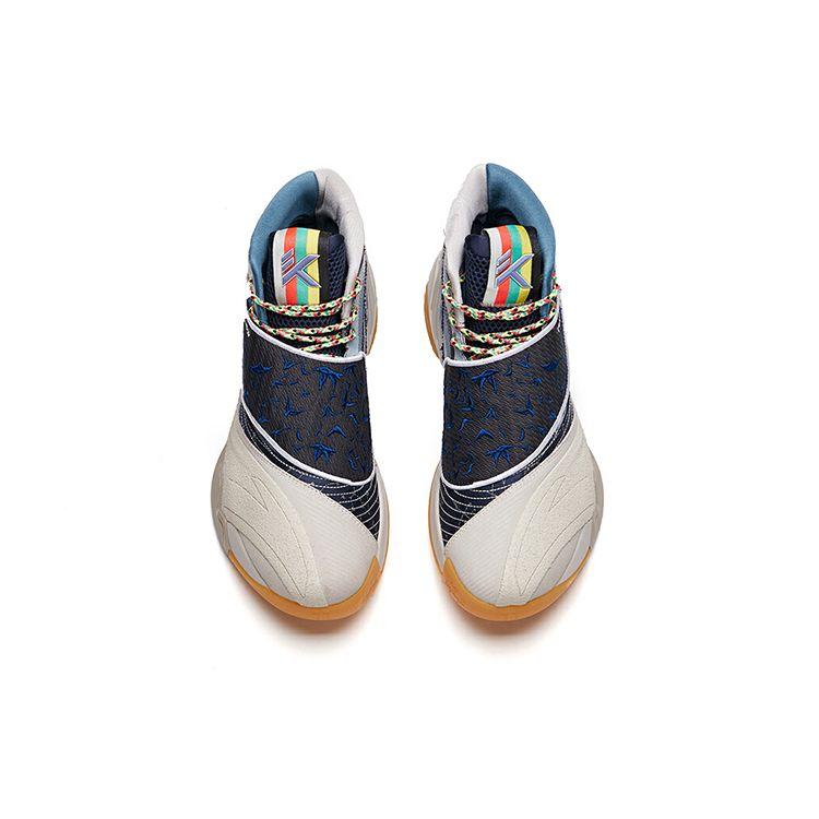 Anta Кроссовки для баскетбола Thompson KT6 Series, нескользящие, износостойкие, средней высоты, мужские, чернильно-синие 112131101-6