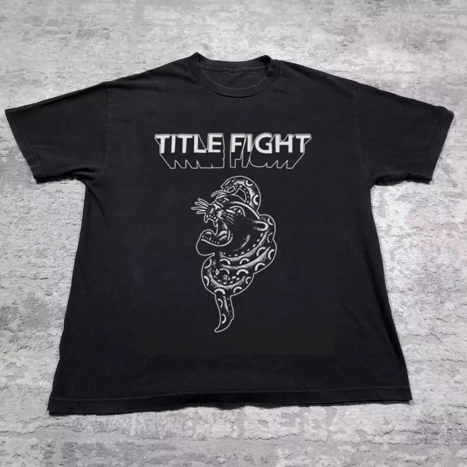 Футболка унисекс с коротким рукавом группы Title Fight, все размеры S-5XL
