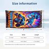 Monster Truck Theme Beach Towel Personalized Custom Name & Text Soft Quick Dry Beach Towel for Swimming Travel