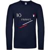 Long-sleeved T-shirt - France - Children's - Navy Blue - Size 3 To 14 Years - 100% Cotton