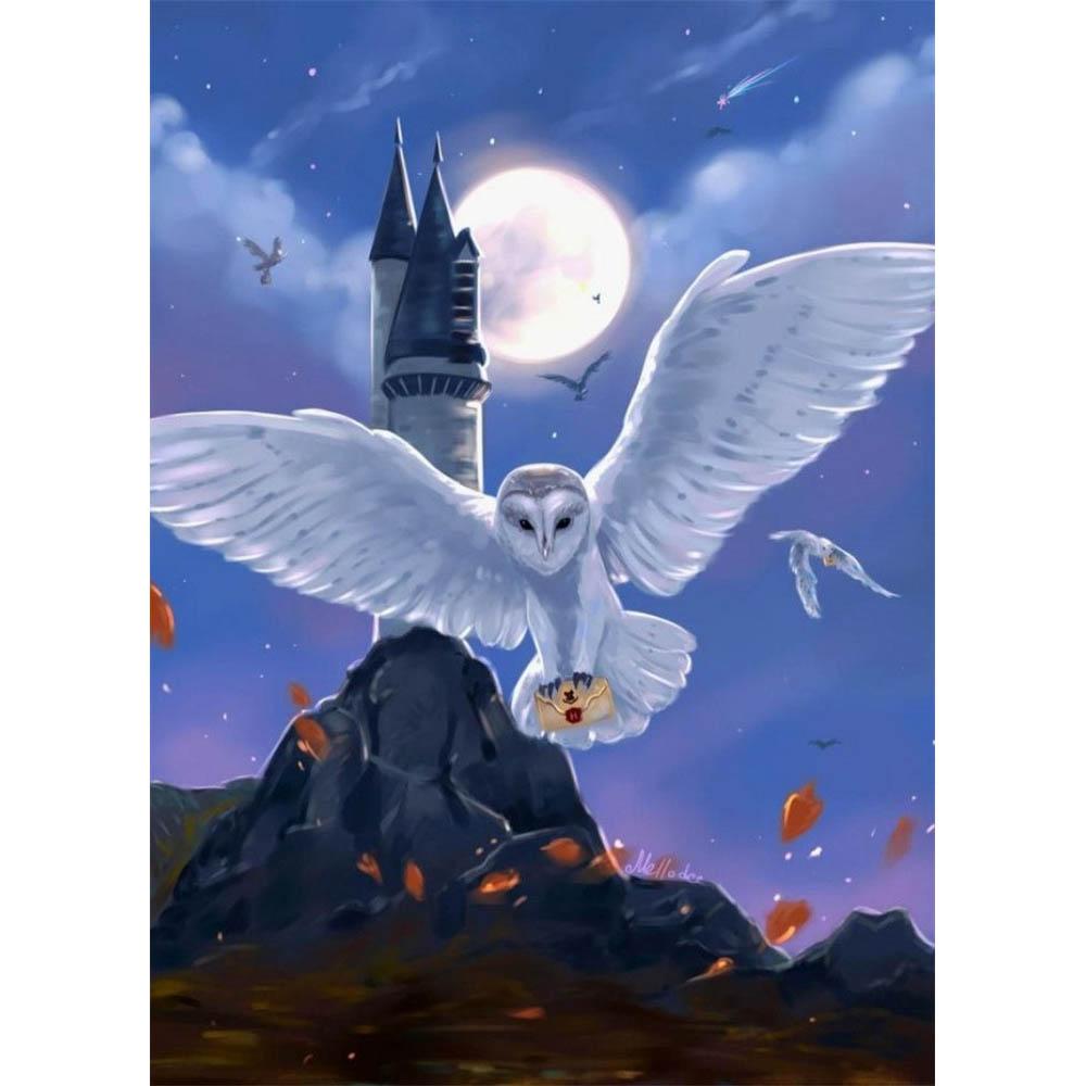 5D DIY Алмазная Аэро-живопись Гарри Поттер Волшебный Замок Сова Новая Коллекция Вышивка Бижутерия Декор для дома Мозаика Вышивка крестом Подарок