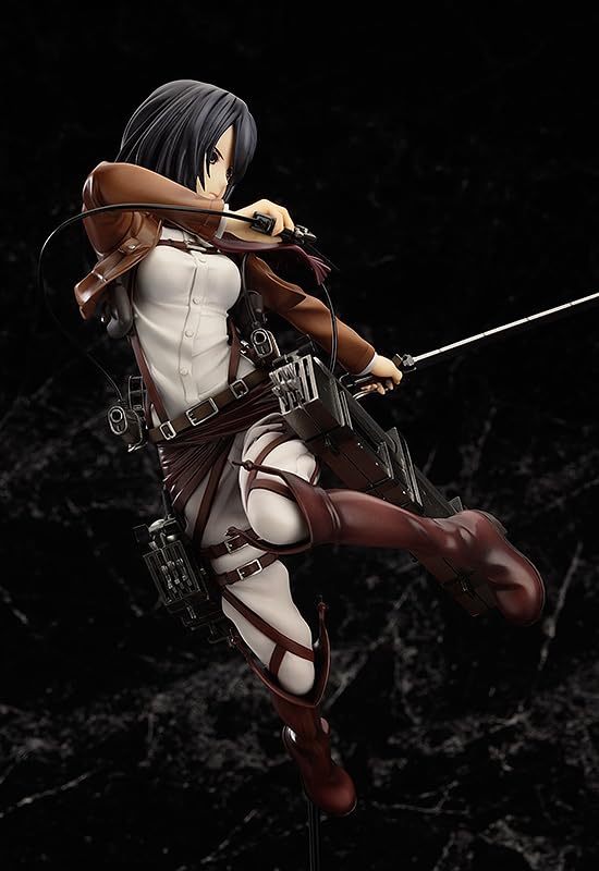 Good Smile Company Attack On Titan Mikasa Ackerman DX Scale Plastic Painted Complete Figure Resale Ver. 1/8