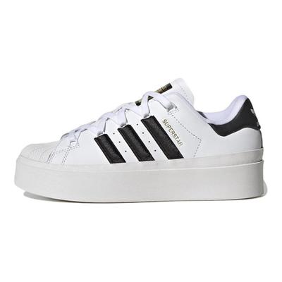 Женские кроссовки Superstar Bonega 'Белый Черный Золотой Металлик' GX1840