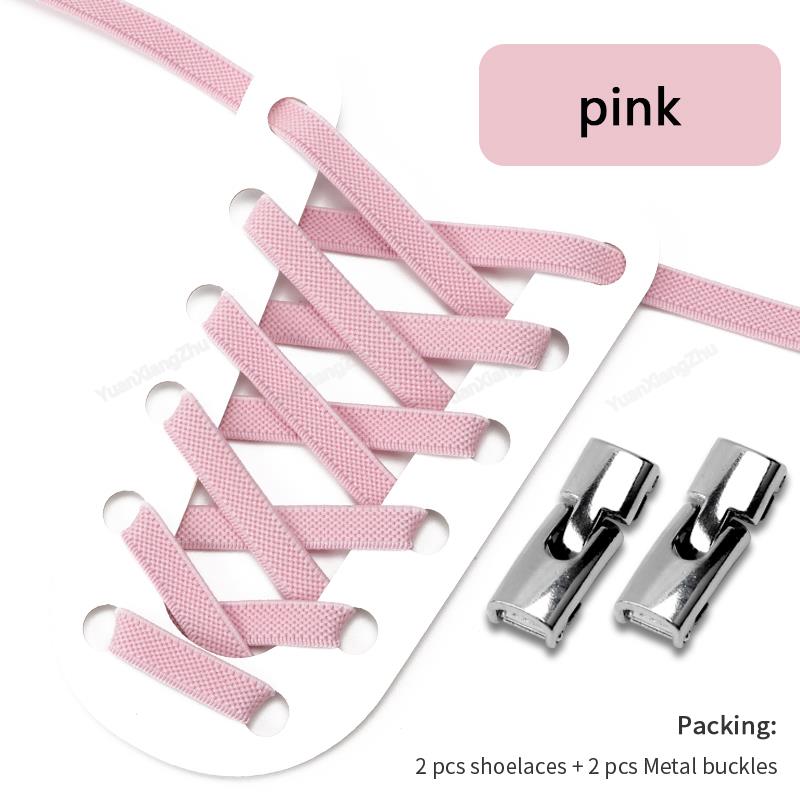 Новые шнурки с перекрестным замком без завязок, кроссовки на эластичных шнурках шириной 8 мм для детей и взрослых, шнурки без завязок, резиновые ленты, аксессуары для обуви