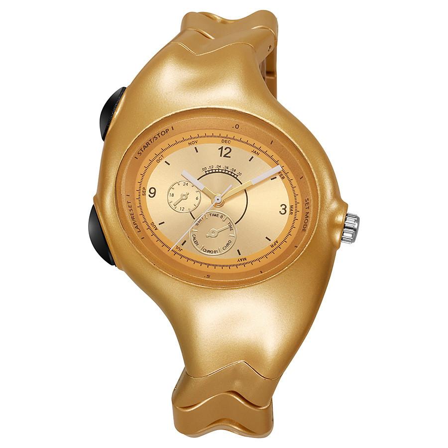 Vintage Steampunk Quartz Watch With Plastic Strap For Unisex Fashion Accessory