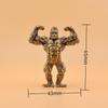 Статуэтка Ваджрапани из латуни Gorilla Fitness: Антикварная бронзовая фигурка для чайной церемонии